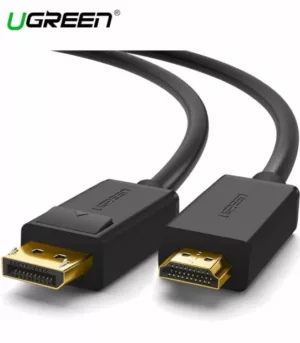 UGREEN DP M TO HDMI M 4K@30 2M CAB-BK