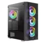 Aerocool Prism ARGB Black Mid tower case