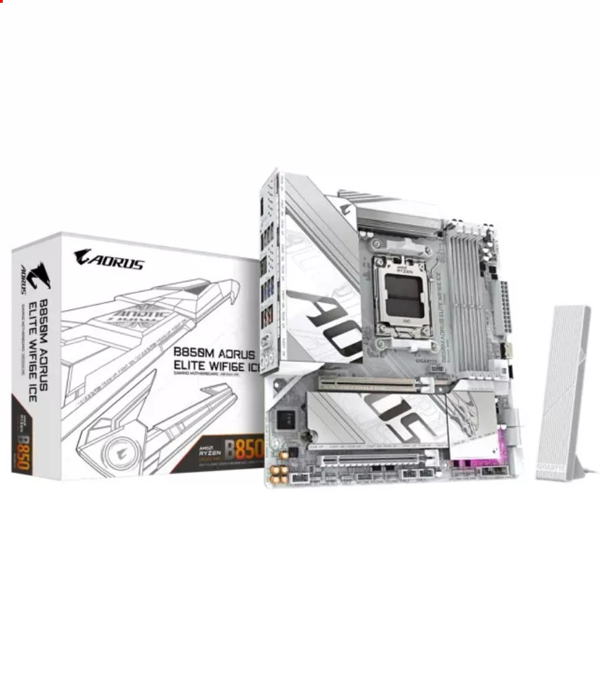GIGABYTE B850M AORUS ELITE WIFI6E ICE
