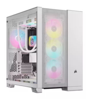 CORSAIR 6500D AIRFLOW Mid-Tower Dual Chamber PC Case - White