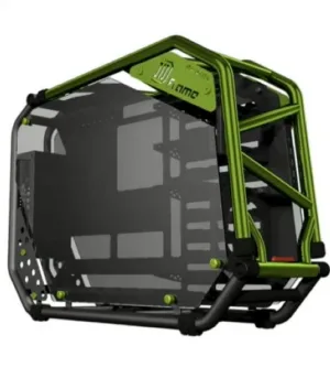 INWIN D FRAME OPEN AIR CHASSIS BLACK AND GREEN