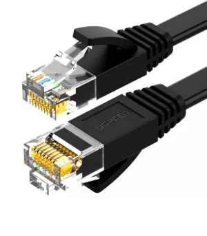 UGREEN NW102 Cat6 U/UTP Flat Ethernet Cable 30m - Black