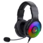 REDRAGON Over-Ear PANDORA USB (Power Only)|Aux (Mic & Headset) RGB Gaming Headset - Black
