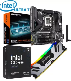 Upgrade Kit- INTEL CORE ULTRA 7 265K PLUS | 16GB DDR5 RAM | GIGABYTE B860M EAGLE PLUS WIFI DDR5