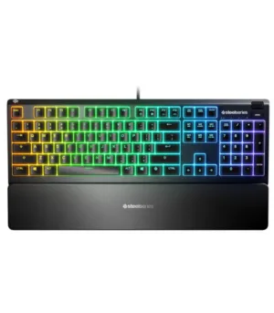 STEELSERIES APEX 3 US WIRED WHISPER QUITE GAMING KEYBOARD