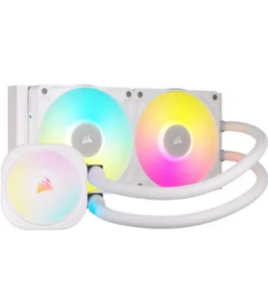 CORSAIR iCUE LINK TITAN 240 RX RGB AIO Liquid CPU Cooler - White