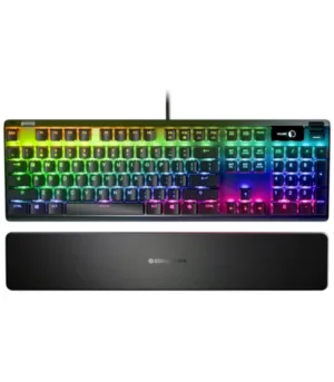 STEELSERIES APEX 7 (RED SWITCH) US WIRED MECHANICAL KEYBOARD with OLED Smart Display