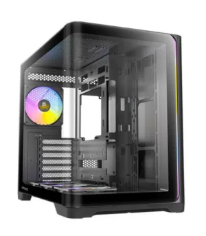Antec C5 CURVED ARGB ATX Mid-Tower Gaming Chassis – Black
