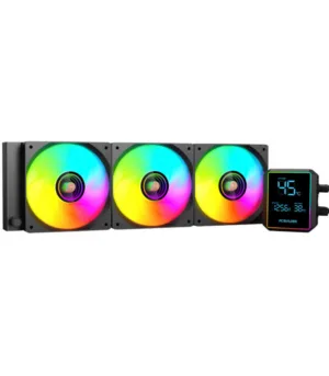 BLIZZARD FROST 360mm AIO ARGB Liquid CPU Cooler with LCD – Black