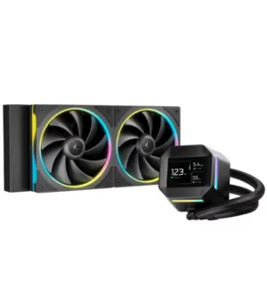 DeepCool LM240 ARGB 240mm AiO CPU Liquid Cooler – Black