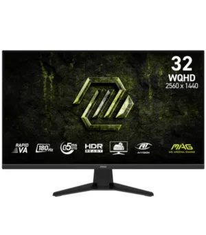MSI 32" 180Hz FLAT Rapid VA 2560 x 1440 (WQHD) Gaming Monitor MAG 325QF E18V