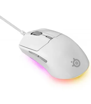 STEELSERIES RIVAL 3 GEN 2 - WHITE WIRED MOUSE